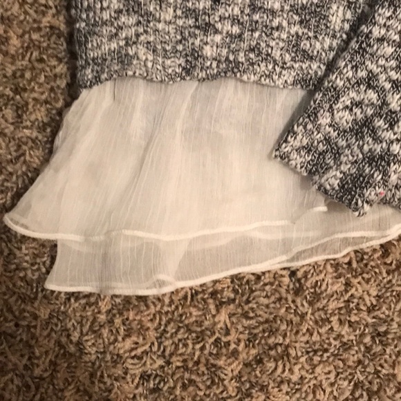 Black multi colored light sweater - Picture 3 of 4